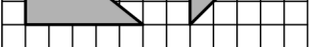 Bottom edge of a grid with two triangles