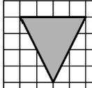 A triangle on a grid