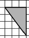 A triangle on a grid