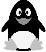 Illustration of a penguin.